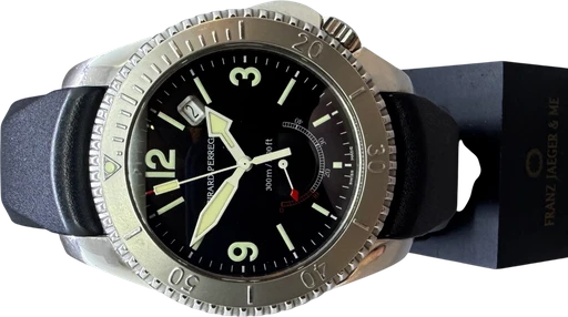 Title: Sea Hawk
Brand: Girard-Perregaux
Model: Sea Hawk
Ref: 4990
Category: Dykker
Diameter: 42mm
Functions: Dato
Year: 2007
Price: 27000
Condition: 10.0
Dial Color: Sort
Strap: Læder
Case material: Stål
Gender: Herre
Match: 100.0%
Billedet er ejet af Franz Jaeger & Me (101731) Et Girard-Perregaux ur