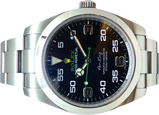 Title: Airking 40 mm
Brand: Rolex
Model: Airking 40mm
Ref: 116900
Category: Pilot
Diameter: 40mm
Functions:
Year: 2021
Price: 57000
Condition: 10.0
Dial Color: Sort
Strap: Metal
Case material: Stål
Gender: Herre
Match: 100.0%
Billedet er ejet af Franz Jaeger & Me (578208) Et Rolex ur