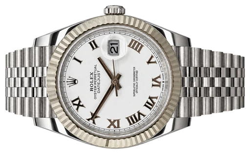 Titel: Datejust 41 med hvid skive og Jubilee-lænke
Mærke: Rolex
Model: Datejust 41
Ref.: 126334
Årgang: 2025
Tilbehør:
Pris: 95.000 kr.
Diameter: 41mm
Funktioner: Dato
Skivefarve: Hvid
Rem: Metal
Kassemateriale: Stål
Kategori: Dress
Køn: Herre
Match: 100.0%
Billedet ejes af Franz Jaeger & Me (935258) Et Rolex ur