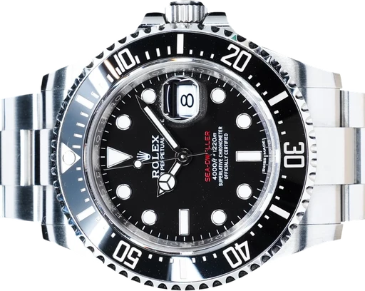 Titel: Sea-Dweller 43 mm Mk1
Mærke: Rolex
Model: Sea-Dweller
Ref.: 126600
Årgang: 2018
Tilbehør: Boks og Papirer
Stand: 9.0 (Brugt)
Pris: 76.995 kr.
Diameter: 43mm
Funktioner: Dato
Skivefarve: Sort
Rem: Metal
Kassemateriale: Stål
Kategori: Dykker
Køn: Herre
Match: 100.0%
Billedet ejes af GP Watches (1173339) Et Rolex ur