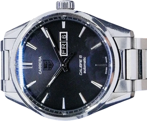 Title: Carrera Day Date
Brand: Tag Heuer
Model: Carrera Calibre 5
Ref: WAR201A.BA0723
Category: Sport
Diameter: 41mm
Functions: Dato, Ugedag
Year: 2017
Price: 10495
Condition: 8.0
Dial Color: Sort
Strap: Metal
Case material: Stål
Gender: Herre
Match: 100.0%
Billedet er ejet af GP Watches (175134) Et Tag Heuer ur