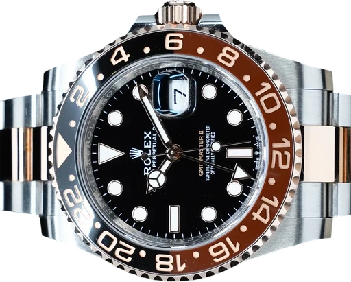 Title: GMT-Master II Rootbeer (Root Beer)
Brand: Rolex
Model: GMT-Master II Rootbeer
Ref: 126711CHNR
Category: Sport
Diameter: 40mm
Functions: GMT, Dato
Year: 2024
Price: 128995
Condition: 9.5
Dial Color: Sort
Strap: Metal
Case material: Stål
Gender: Herre
Match: 100.0%
Billedet er ejet af GP Watches (903562) Et Rolex ur