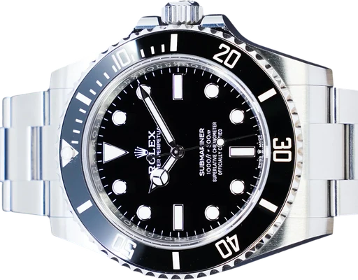 Title: Submariner No Date (New)
Brand: Rolex
Model: Submariner No Date
Ref: 124060
Category: Dykker
Diameter: 41mm
Functions: Dato
Year: 2026
Price: 89995
Condition: 10.0
Dial Color: Sort
Strap: Metal
Case material: Stål
Gender: Herre
Match: 100.0%
Billedet er ejet af GP Watches (817342) Et Rolex ur