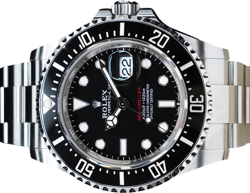 Title: Sea-Dweller 43 MM
Brand: Rolex
Model: Sea-Dweller
Ref: 126600
Category: Dykker
Diameter: 43mm
Functions: Dato
Year: 2024
Price: 84995
Condition: 9.7
Dial Color: Sort
Strap: Metal
Case material: Stål
Gender: Herre
Match: 100.0%
Billedet er ejet af GP Watches (903572) Et Rolex ur