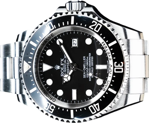 Titel: Sea-Dweller Deepsea
Mærke: Rolex
Model: Sea-Dweller Deepsea
Ref.: 116660
Kategori: Dykker
Diameter: 44mm
Funktioner: Dato
Årgang: 2008
Pris: 59995
Stand: 8.5 (Brugt)
Skivefarve: Sort
Rem: Metal
Kassemateriale: Stål
Køn: Herre
Match: 100.0%
Billedet ejes af GP Watches (937521) Et Rolex ur