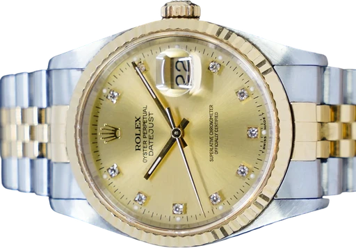 Title: Datejust 16233
Brand: Rolex
Model: Datejust
Ref: 16233
Category: Dress
Diameter: 36mm
Functions: Dato
Year: 1992
Price: 46995
Condition: 7.5
Dial Color: Guld
Strap: Metal
Case material: Guld
Gender: Herre
Match: 100.0%
Billedet er ejet af GP Watches (705936) Et Rolex ur
