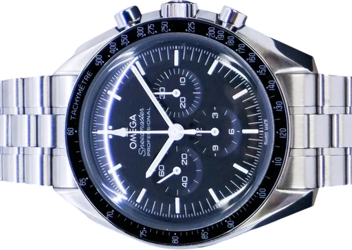 Title: Speedmaster Professional
Brand: Omega
Model: Speedmaster Professional
Ref: 310.30.42.50.01.001
Category: Racing
Diameter: 42mm
Functions: Kronograf, Dato
Year: 2021
Price: 41995
Condition: 9.0
Dial Color: Sort
Strap: Metal
Case material: Stål
Gender: Herre
Match: 100.0%
Billedet er ejet af GP Watches (511622) Et Omega ur