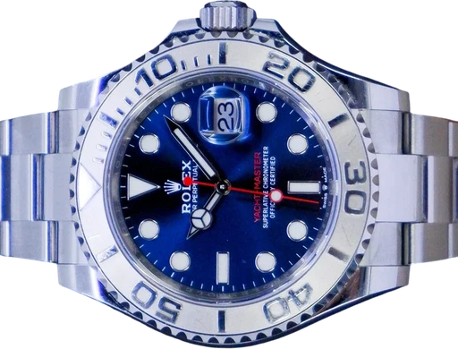 Title: Yacht-Master I
Brand: Rolex
Model: Yacht-Master I
Ref: 126622
Category: Sport
Diameter: 40mm
Functions: Dato
Year: 2019
Price: 80995
Condition: 8.5
Dial Color: Blå
Strap: Metal
Case material: Stål
Gender: Herre
Match: 100.0%
Billedet er ejet af GP Watches (359299) Et Rolex ur