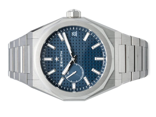 Title: Defy
Brand: Zenith
Model: Defy
Ref: 03.9300.3620/51.I001
Category: Sport
Diameter: 41mm
Functions: Dato
Year: 2023
Price: 61000
Condition: undefined
Dial Color: Blå
Strap: Metal
Case material: Stål
Gender: Herre
Match: 100.0%
Billedet er ejet af Hvelplund (102461) Et Zenith ur