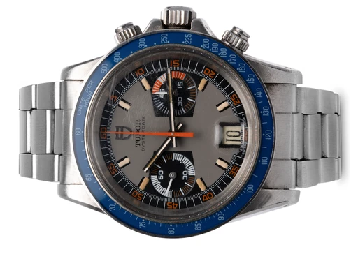 Title: Montecarlo
Brand: Tudor
Model: Montecarlo
Ref: 7149
Category: Racing
Diameter: 40mm
Functions: Dato, Kronograf
Year: null
Price: 135900
Condition: undefined
Dial Color: Grå
Strap: Metal
Case material: Stål
Gender: Herre
Match: 100.0%
Billedet er ejet af Hvelplund (102469) Et Tudor ur