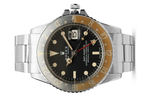 Title: Gmt Master
Brand: Rolex
Model:
Ref: 1675
Category: Pilot
Diameter: 40mm
Functions: Dato, GMT
Year: 1970
Price: 215000
Condition: 7.0
Dial Color: Sort
Strap: Metal
Case material: Stål
Gender: Herre
Match: 100.0%
Billedet er ejet af Hvelplund (149186) Et Rolex ur
