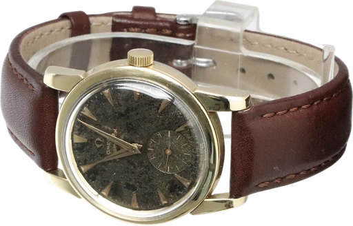 Title: Seamaster Automatic
Brand: Omega
Model: Seamaster Automatic
Ref: KU3709
Category: Dress
Diameter: 34mm
Functions:
Year: 1950
Price: 7600
Condition: 5.0
Dial Color: Sort
Strap: Læder
Case material: Guld
Gender: Herre
Match: 100.0%
Billedet er ejet af Krognos (102279) Et Omega ur