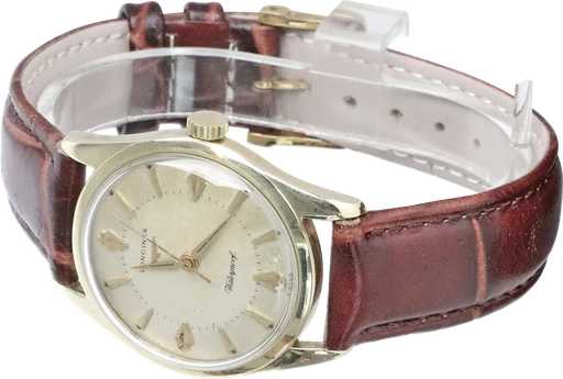 Title: Watersport
Brand: Longines
Model: Watersport
Ref: KU3736
Category: Dress
Diameter: 33mm
Functions:
Year: 1960
Price: 5000
Condition: 6.0
Dial Color: Hvid
Strap: Læder
Case material: Guld
Gender: Herre
Match: 100.0%
Billedet er ejet af Krognos (136090) Et Longines ur