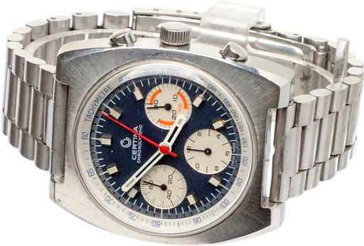 Title: Chronolympic
Brand: Certina
Model: Chronolympic
Ref: KOMPP02
Category: Racing
Diameter: 38mm
Functions: Kronograf
Year: 1960
Price: 20000
Condition: 6.0
Dial Color: Blå
Strap: Metal
Case material: Stål
Gender: Herre
Match: 100.0%
Billedet er ejet af Krognos (102288) Et Certina ur