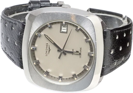 Title: Ultronic
Brand: Longines
Model: Ultronic
Ref: KU3421
Category: Dress
Diameter: 44mm
Functions: Dato
Year: 1970
Price: 5600
Condition: 6.0
Dial Color: Hvid
Strap: Læder
Case material: Stål
Gender: Herre
Match: 100.0%
Billedet er ejet af Krognos (102334) Et Longines ur