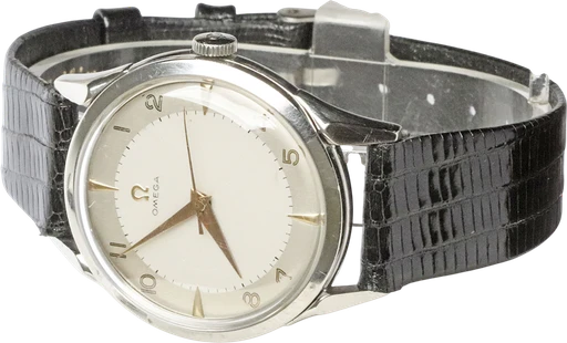 Title: KU3232
Brand: Omega
Model:
Ref: KU3232
Category: Dress
Diameter: 36mm
Functions:
Year: 1950
Price: 6800
Condition: 6.0
Dial Color: Hvid
Strap: Læder
Case material: Stål
Gender: Herre
Match: 100.0%
Billedet er ejet af Krognos (102327) Et Omega ur