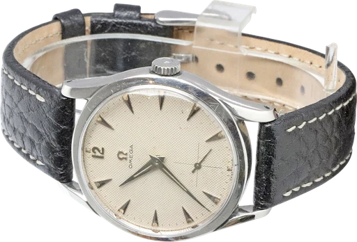 Title: KU37470
Brand: Omega
Model:
Ref: KU37470
Category: Dress
Diameter: 36mm
Functions:
Year: 1960
Price: 8600
Condition: 5.0
Dial Color: Hvid
Strap: Læder
Case material: Stål
Gender: Herre
Match: 100.0%
Billedet er ejet af Krognos (136096) Et Omega ur
