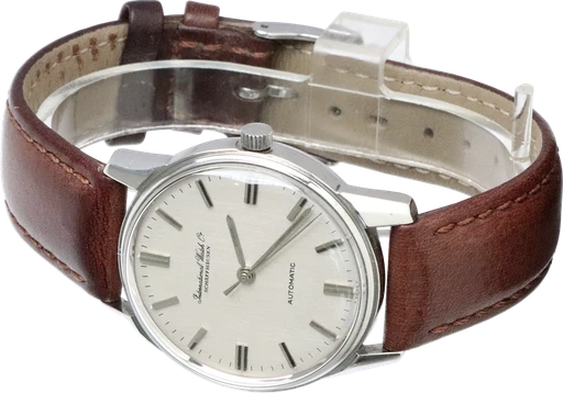 Title: Automatic
Brand: IWC
Model: Automatic
Ref: KU5039
Category: Dress
Diameter: 34mm
Functions: Dato
Year: 1960
Price: 10800
Condition: 6.0
Dial Color: Sølv
Strap: Læder
Case material: Stål
Gender: Herre
Match: 100.0%
Billedet er ejet af Krognos (152940) Et IWC ur