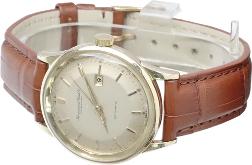 Title: Automatic
Brand: IWC
Model: Automatic
Ref: KU3768
Category: Dress
Diameter: 35mm
Functions: Dato
Year: 1960
Price: 12800
Condition: 6.0
Dial Color: Hvid
Strap: Læder
Case material: Andet
Gender: Herre
Match: 100.0%
Billedet er ejet af Krognos (135991) Et IWC ur