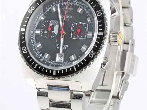 Title: KU2837
Brand: Zodiac
Model: 
Ref: KU2837
Category: Sport
Diameter: 43mm
Functions: Kronograf, Dato
Year: 1990
Price: 4200
Condition: undefined
Dial Color: Sort
Strap: Metal
Case material: Stål
Gender: Herre
Match: 100.0%
Billedet er ejet af Krognos (102309) Et Zodiac ur