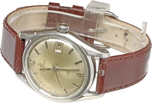 Title: DS
Brand: Certina
Model: DS
Ref: KU2616
Category: Dress
Diameter: 36mm
Functions: Dato
Year: 1960
Price: 4500
Condition: 5.0
Dial Color: Gul
Strap: Læder
Case material: Stål
Gender: Unisex
Match: 100.0%
Billedet er ejet af Krognos (102304) Et Certina ur