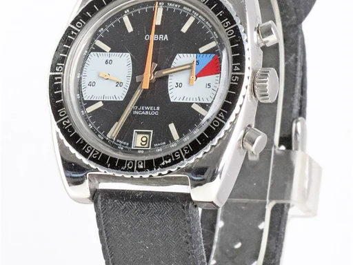 Title: KU3189
Brand: Oebra
Model:
Ref: KU3189
Category: Racing
Diameter: 37mm
Functions: Kronograf, Dato
Year: 1960
Price: 7500
Condition: undefined
Dial Color: Sort
Strap: Andet
Case material: Stål
Gender: Herre
Match: 100.0%
Billedet er ejet af Krognos (102326) Et Oebra ur