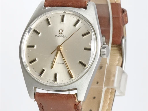Title: Geneve
Brand: Omega
Model: Geneve
Ref: KU5040
Category: Dress
Diameter: 34mm
Functions:
Year: 1970
Price: 6500
Condition: 6.0
Dial Color: Sølv
Strap: Læder
Case material: Stål
Gender: Herre
Match: 100.0%
Billedet er ejet af Krognos (152941) Et Omega ur