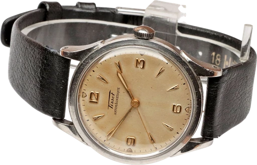 Title: KU2362
Brand: Tissot
Model:
Ref: KU2362
Category: Dress
Diameter: 36mm
Functions:
Year: 1960
Price: 3200
Condition: 6.0
Dial Color: Hvid
Strap: Læder
Case material: Stål
Gender: Herre
Match: 100.0%
Billedet er ejet af Krognos (102302) Et Tissot ur