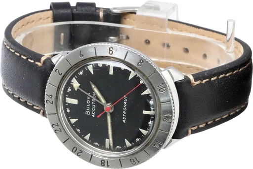 Title: Accutron Astronaut
Brand: Bulova
Model: Astronaut
Ref: KU3215
Category: Pilot
Diameter: 38mm
Functions: GMT
Year: 1960
Price: 10000
Condition: 6.0
Dial Color: Sort
Strap: Læder
Case material: Stål
Gender: Herre
Match: 100.0%
Billedet er ejet af Krognos (135975) Et Bulova ur