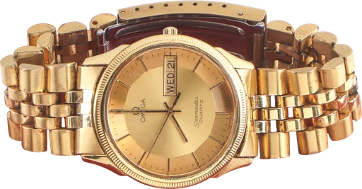 Titel: Seamaster Day-Date Quartz i forgyldt stål med gylden pie-pan-skive, ca. 1984 (Nyhed)
Mærke: Omega
Model: Seamaster Day-Date Quartz
Ref.: 196.0246
Årgang: 1984
Tilbehør: Boks
Pris: 7.000 kr.
Diameter: 36mm
Funktioner: Dato, Ugedag
Skivefarve: Guld
Rem: Metal
Kassemateriale: Stål
Kategori: Dress
Køn: Herre
Match: 100.0%
Billedet ejes af Lauritz (1196244) Et Omega ur