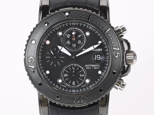 Title: Sport Chronograph ref. 7182. Herreur af DLC-Coated stål (New)
Brand: Montblanc
Model: Sport Chronograph
Ref: 7182
Category: Sport
Diameter: 44mm
Functions: Kronograf, Dato
Year: null
Price: 12500
Condition: undefined
Dial Color: Sort
Strap: Læder
Case material: Stål
Gender: Herre
Match: 100.0%
Billedet er ejet af Lauritz (432483) Et Montblanc ur