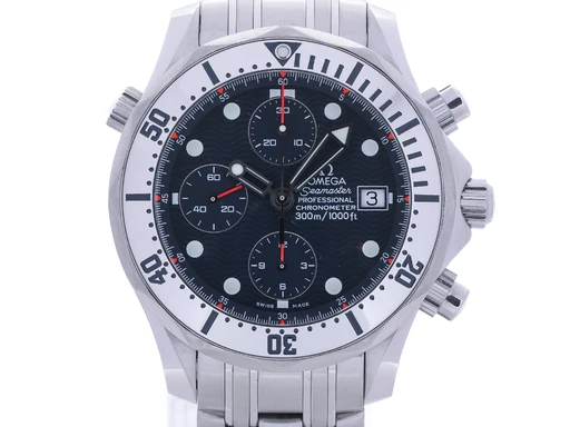 Title: Seamaster Professional Chronometer 300m herrearmbåndsur af stål, Ø 42 mm
Brand: Omega
Model: Seamaster Professional Chronometer 300m
Ref: 2598.80.00
Category: Dykker
Diameter: 42mm
Functions: Kronograf, Dato
Year:
Price: 23000
Condition:
Dial Color: Sort
Strap: Metal
Case material: Stål
Gender: Herre
Match: 100.0%
Billedet er ejet af Lauritz (530710) Et Omega ur
