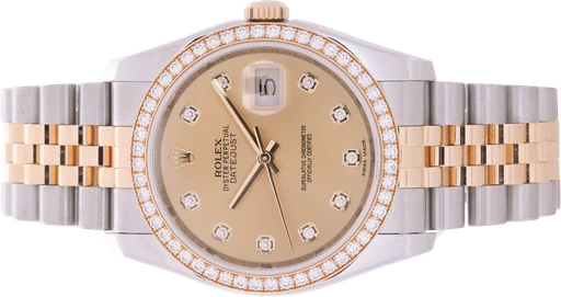 Title: Oyster Perpetual Datejust, guld og stål med diamanter (New)
Brand: Rolex
Model: Oyster Perpetual Datejust
Ref: 116243G
Category: Dress
Diameter: 36mm
Functions: Dato
Year:
Price: 120000
Condition:
Dial Color: Gul
Strap: Metal
Case material: Stål
Gender: Herre
Match: 100.0%
Billedet er ejet af Lauritz (656674) Et Rolex ur