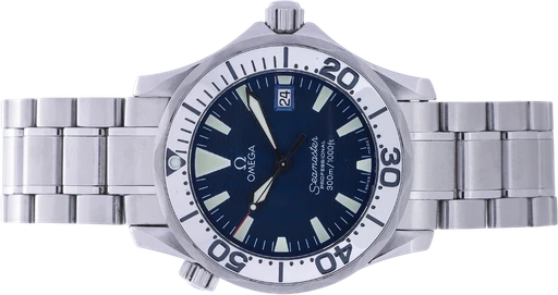 Title: Seamaster Professional 300M midsize herreur af stål
Brand: Omega
Model: Seamaster Professional 300M
Ref: null
Category: Dykker
Diameter: 36mm
Functions: Dato
Year:
Price: 15000
Condition: 8.0
Dial Color: Blå
Strap: Metal
Case material: Stål
Gender: Herre
Match: 100.0%
Billedet er ejet af Lauritz (530688) Et Omega ur