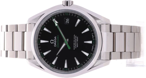 Title: Seamaster Aqua Terra Chronometer Co-Axial 'Golf Edition', herrearmbåndsur af stål Ø 41,5 mm
Brand: Omega
Model: Seamaster Aqua Terra Chronometer Co-Axial 'Golf Edition'
Ref: 23110422101004
Category: Dress
Diameter: 41mm
Functions: Dato
Year:
Price: 38000
Condition:
Dial Color: Sort
Strap: Metal
Case material: Stål
Gender: Herre
Match: 100.0%
Billedet er ejet af Lauritz (450869) Et Omega ur