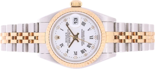 Title: 'Datejust'. Dameur i 18 kt. guld og stål med hvid skive (New)
Brand: Rolex
Model: Datejust
Ref: 79173
Category: Dress
Diameter: 26mm
Functions: Dato
Year:
Price: 46000
Condition:
Dial Color: Hvid
Strap: Metal
Case material: Guld
Gender: Dame
Match: 100.0%
Billedet er ejet af Lauritz (644117) Et Rolex ur