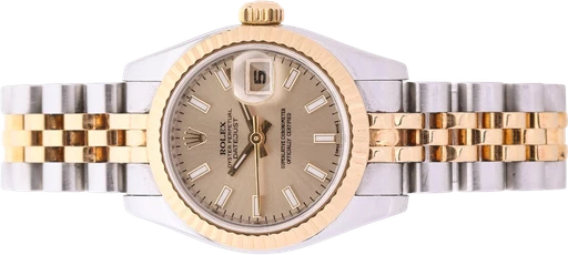 Title: Oyster Perpetual Datejust damearmbåndsur af 18 kt. guld og stål (New)
Brand: Rolex
Model: Oyster Perpetual Datejust
Ref: 179173
Category: Dress
Diameter: 26mm
Functions: Dato
Year:
Price: 60000
Condition:
Dial Color: Guld
Strap: Metal
Case material: Andet
Gender: Dame
Match: 100.0%
Billedet er ejet af Lauritz (644121) Et Rolex ur