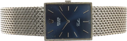 Titel: Cellini armbåndsur af 18 kt. hvidguld (Nyhed)
Mærke: Rolex
Model: Cellini
Ref.: null
Årgang:
Tilbehør:
Pris: 48.000 kr.
Diameter:
Funktioner:
Skivefarve: Blå
Rem: Metal
Kassemateriale: Guld
Kategori: Dress
Køn: Herre
Match: 100.0%
Billedet ejes af Lauritz (1162072) Et Rolex ur