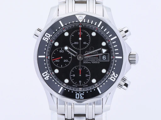 Title: . Herrearmbåndsur, model 'Seamaster Professional Diver Chronometer' herreur af stål
Brand: Omega
Model: Seamaster Professional Diver Chronometer
Ref: 21330424001001
Category: Dykker
Diameter: 41mm
Functions: Kronograf, Dato
Year: null
Price: 30000
Condition: undefined
Dial Color: Sort
Strap: Metal
Case material: Stål
Gender: Herre
Match: 100.0%
Billedet er ejet af Lauritz (312688) Et Omega ur
