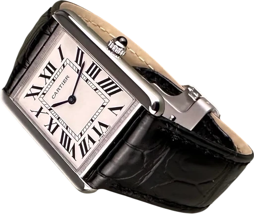 Title: Tank Solo - 27x35 mm - large. Med to nye remme. (New)
Brand: Cartier
Model: Tank Solo
Ref: WSTA0028
Category: Dress
Diameter: 27mm
Functions:
Year: 2019
Price: 23000
Condition: 9.0
Dial Color: Hvid
Strap: Læder
Case material: Stål
Gender: Dame
Match: 100.0%
Billedet er ejet af Limited Watches (760039) Et Cartier ur