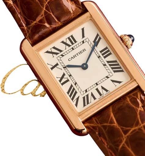 Title: Et eksklusivt Tank Solo small i rødguld. (New)
Brand: Cartier
Model: Tank Solo small
Ref: W5200024
Category: Dress
Diameter: 24mm
Functions:
Year: 2020
Price: 39000
Condition: 9.0
Dial Color: Hvid
Strap: Læder
Case material: Guld
Gender: Dame
Match: 100.0%
Billedet er ejet af Limited Watches (643602) Et Cartier ur