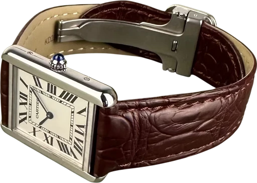 Title: Tank Solo - Large 27x35 mm. Med to nye remme
Brand: Cartier
Model: Tank Solo - Large
Ref: WSTA0028
Category: Dress
Diameter: 27mm
Functions:
Year: 2017
Price: 23000
Condition: 9.0
Dial Color: Hvid
Strap: Læder
Case material: Stål
Gender: Dame
Match: 100.0%
Billedet er ejet af Limited Watches (601530) Et Cartier ur