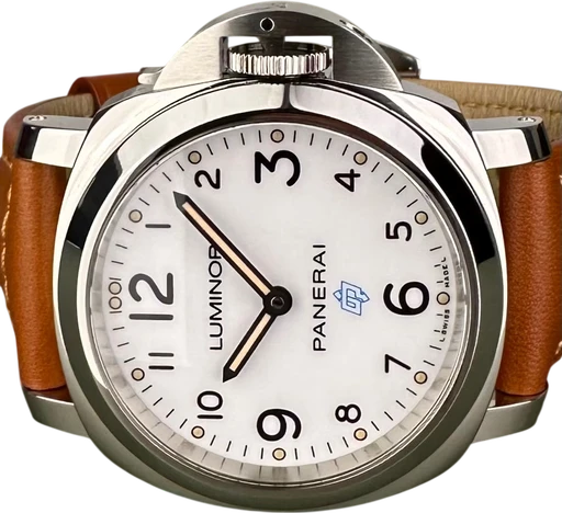 Title: Luminor Base Logo - 44 mm
Brand: Panerai
Model: Luminor Base Logo
Ref: PAM00775
Category: Dress
Diameter: 44mm
Functions: Dato
Year: 2019
Price: 36000
Condition: 9.0
Dial Color: Hvid
Strap: Læder
Case material: Stål
Gender: Herre
Match: 100.0%
Billedet er ejet af Limited Watches (375077) Et Panerai ur