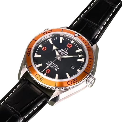 Title: Seamaster Planet Ocean 600M
Brand: Omega
Model: Seamaster Planet Ocean 600M
Ref: 2908.50.82
Category: Dykker
Diameter: 46mm
Functions: Dato
Year: 2016
Price: 29000
Condition: 9.0
Dial Color: Sort
Strap: Læder
Case material: Stål
Gender: Herre
Match: 100.0%
Billedet er ejet af Limited Watches (867653) Et Omega ur