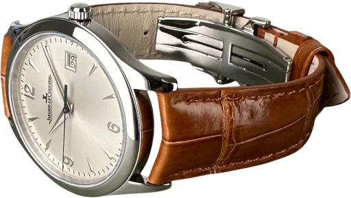 Title: Master Control Date - Med 2 nye remme.
Brand: Jaeger-LeCoultre
Model: Master Control Date
Ref: Q1548420
Category: Dress
Diameter: 39mm
Functions: Dato
Year: 2015
Price: 35000
Condition: 9.0
Dial Color: Sølv
Strap: Læder
Case material: Stål
Gender: Herre
Match: 100.0%
Billedet er ejet af Limited Watches (612303) Et Jaeger-LeCoultre ur