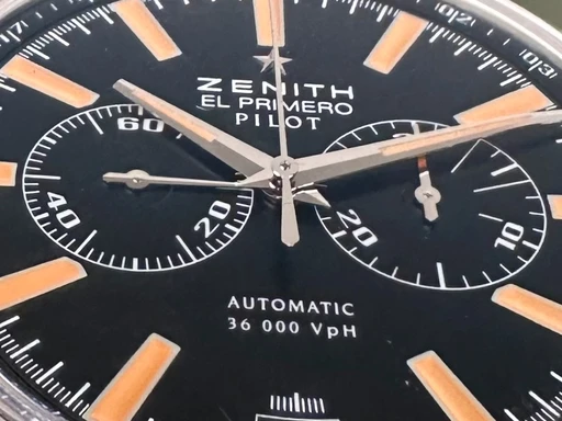 Title: El Primero - Pilot Chronograph - Limited Edition: 100 pcs
Brand: Zenith
Model: El Primero - Pilot Chronograph
Ref: null
Category: Pilot
Diameter: nullmm
Functions: Kronograf, Dato
Year: null
Price: 32000
Condition: undefined
Dial Color: Sort
Strap: Andet
Case material: Stål
Gender: Herre
Match: 100.0%
Billedet er ejet af Limited Watches (237796) Et Zenith ur