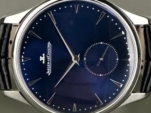 Title: Master Grande Ultra Thin - Med 2 nye remme.
Brand: Jaeger-LeCoultre
Model: Master Grande Ultra Thin Small Second
Ref: null
Category: Dress
Diameter: nullmm
Functions: Ugedag
Year: null
Price: 48000
Condition: undefined
Dial Color: Blå
Strap: Læder
Case material: Stål
Gender: Herre
Match: 100.0%
Billedet er ejet af Limited Watches (404613) Et Jaeger-LeCoultre ur