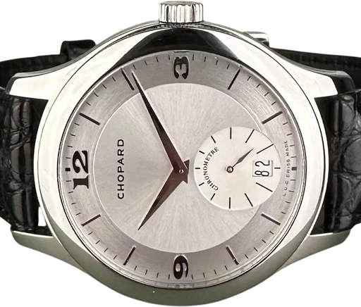 Title: LUC Classic Mark III - 39,5 mm
Brand: Chopard
Model: L.U.C Classic Mark III
Ref: 168500-3001
Category: Dress
Diameter: 39mm
Functions: Dato
Year:
Price: 35000
Condition: 9.0
Dial Color: Sølv
Strap: Læder
Case material: Stål
Gender: Herre
Match: 100.0%
Billedet er ejet af Limited Watches (616541) Et Chopard ur