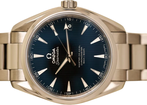 Titel: Seamaster Aqua Terra - Sort - 39 mm
Mærke: Omega
Model: Seamaster Aqua Terra
Ref.: 231.10.39.21.01.002
Årgang: 2017
Tilbehør: Boks og Papirer
Stand: 9.0 (Brugt)
Pris: 29.500 kr.
Diameter: 39mm
Funktioner: Dato
Skivefarve: Sort
Rem: Metal
Kassemateriale: Stål
Kategori: Sport
Køn: Herre
Match: 100.0%
Billedet ejes af Limited Watches (1052443) Et Omega ur