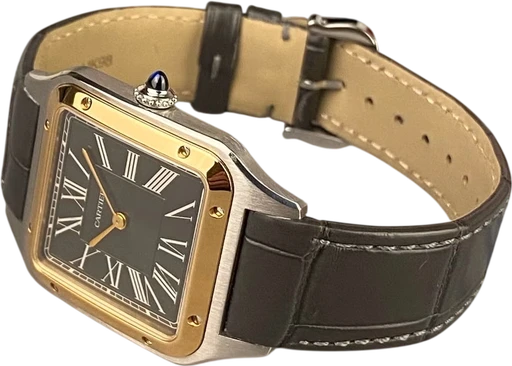 Title: Garanti 2029 - Santos Dumont - 500 stk.
Brand: Cartier
Model: Santos Dumont
Ref: W2SA0015
Category: Dress
Diameter: 32mm
Functions:
Year: 2021
Price: 65000
Condition: 9.0
Dial Color: Sort
Strap: Læder
Case material: Stål
Gender: Unisex
Match: 100.0%
Billedet er ejet af Limited Watches (152383) Et Cartier ur